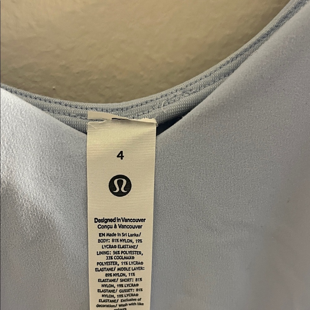 Lululemon Athletica Light Blue Align Dress - Picture 3 of 5